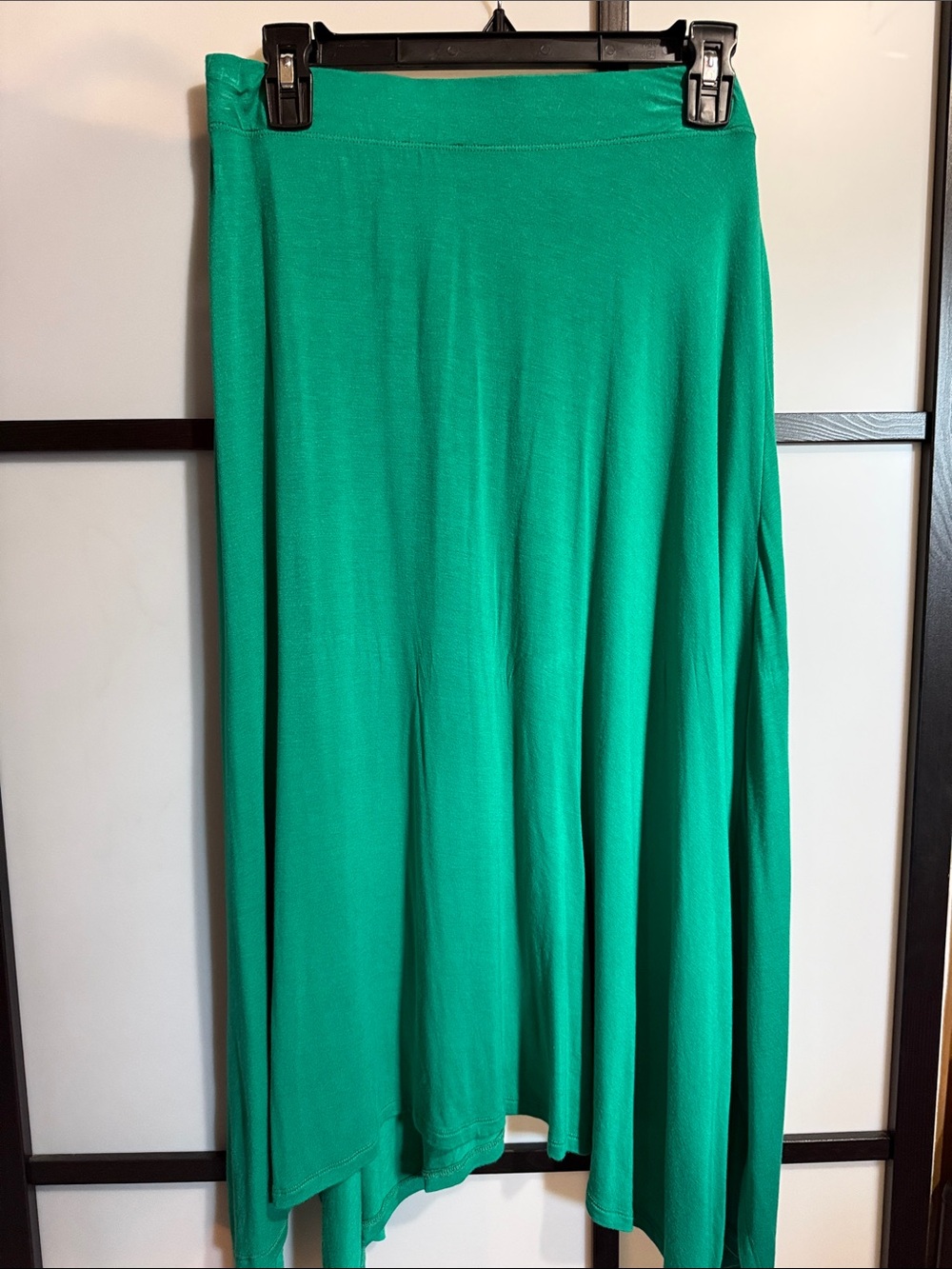 Dana Buchman Emerald Green Asymmetrical Skirt